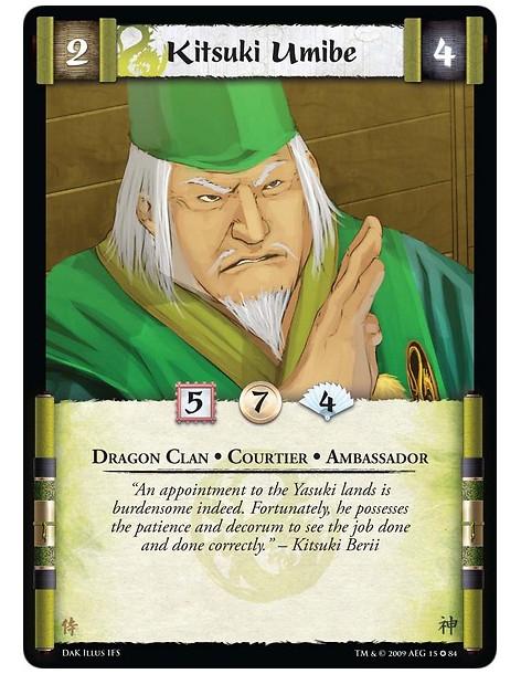 Kitsuki Umibe  - Dragon Clan • Courtier • Ambassador