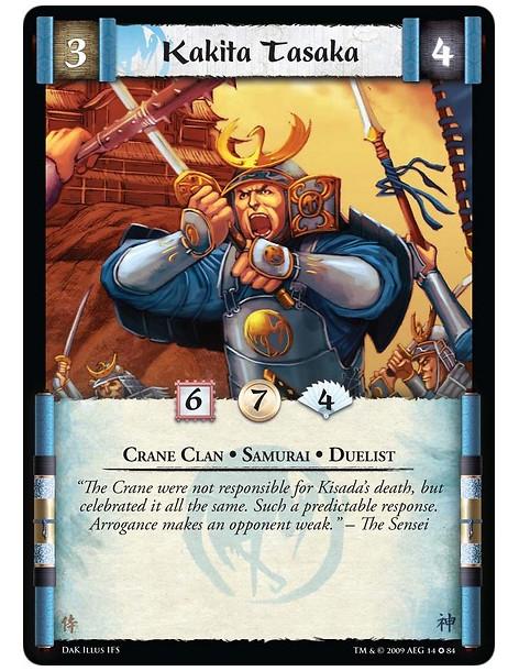 Kakita Tasaka  - Crane Clan • Samurai • Duelist