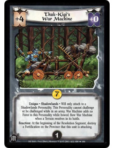 Thuk-Kigi's War Machine FOIL - Unique * Shadowlands * Will only attach to a Shadowlands Personality. This Personality cannot ch