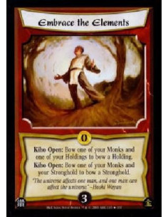 Embrace the Elements FOIL  - Kiho Open: Bow one of your Monks and one of your Holdings to bow a Holding.Kiho Open: Bow one of yo