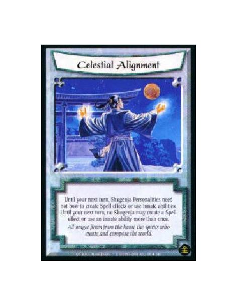 Celestial Alignment FOIL (Español)  - Until the beginning of your next turn, Shugenja Personalities need not bow to cast Spells