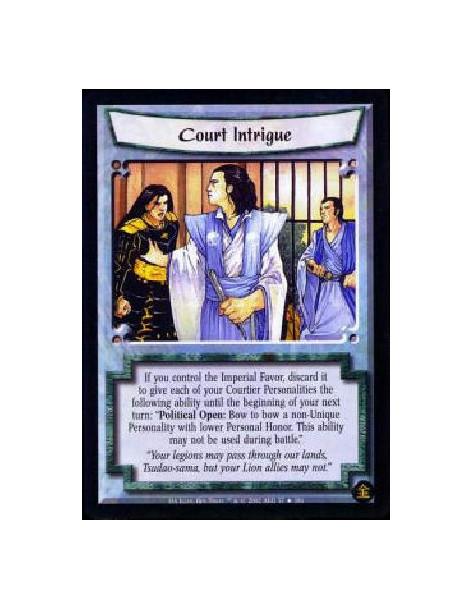 Court Intrigue (Español)  - If you control the Imperial Favor, you may discard it to give each of your Courtiers the following a