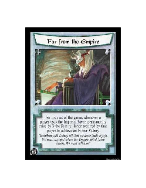 Far From the Empire FOIL (Francés)  - For the rest of the game, whenever a player uses the Imperial Favor, permanently raise by