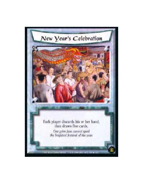New Year's Celebration (Spanish)  - Each player discards his hand, then draws five cards.