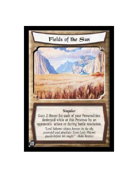 Fields of the Sun (Spanish)  - Singular Gain 2 Honor for each of your Personalities destroyed while at this Province by an oppon