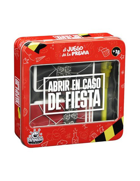 Abrir en caso de fiesta  - Hoy se sale. ¿Ganas de liarla?
Abre esta caja si os hace algo diferente. Este juego es un juego de ca