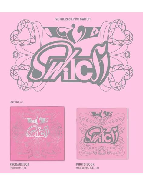 IVE - IVE SWITCH (2nd Mini Album)  - IVE - IVE SWITCH (2nd Mini Album) 4 versiones: ON (blanco); OFF (negro); SPIN OFF (azul); L 2