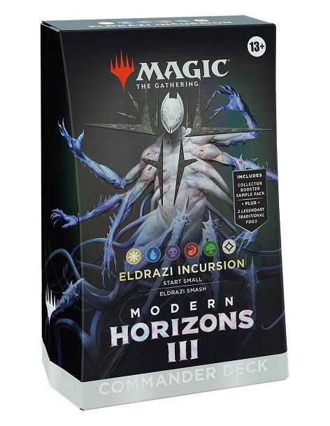 Baraja Commander Modern Horizons 3. Eldrazi Incursion (Inglés)  - MODERN HORIZONS 3 BARAJA COMMANDER ELDRAZI INCURSION. Caja de 