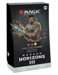 Deck Commander Modern Horizons 3. Creative Energy (English)  - MODERN HORIZONS 3 BARAJA COMMANDER CREATIVE ENERGY. Caja de cartó