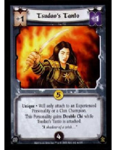 Tsudao's Tanto FOIL - Unique · Will only attach to an Experienced Personality or a Clan Champion.This Personality gains Double