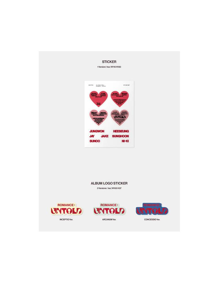 ENHYPEN - Romance Untold (2nd Album)  - ENHYPEN - Romance Untold (2nd Album)Versiones: INCEPTIO (Beige) Ver.  ARCANUM (verde) Ve