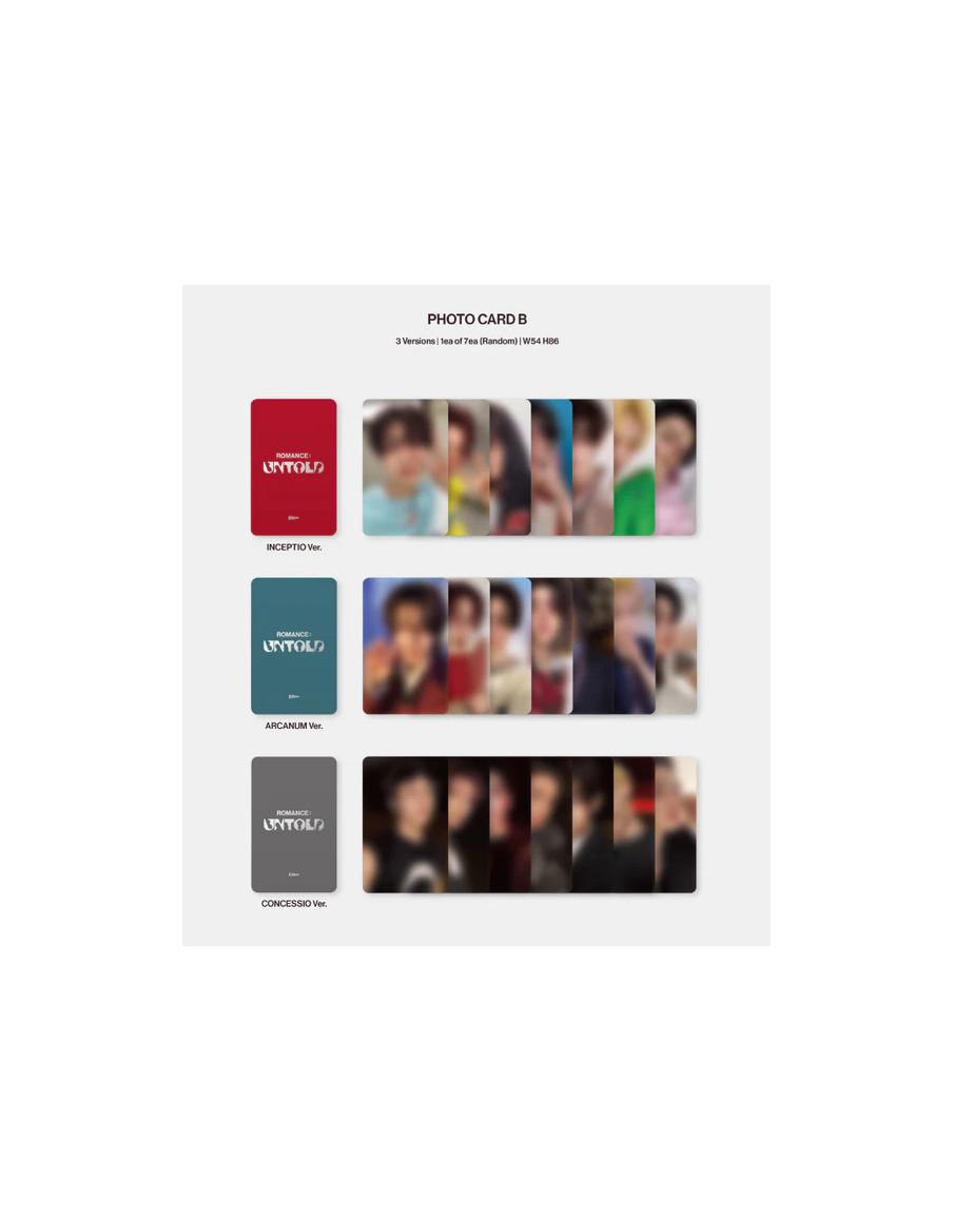 ENHYPEN - Romance Untold (2nd Album)  - ENHYPEN - Romance Untold (2nd Album)Versiones: INCEPTIO (Beige) Ver.  ARCANUM (verde) Ve