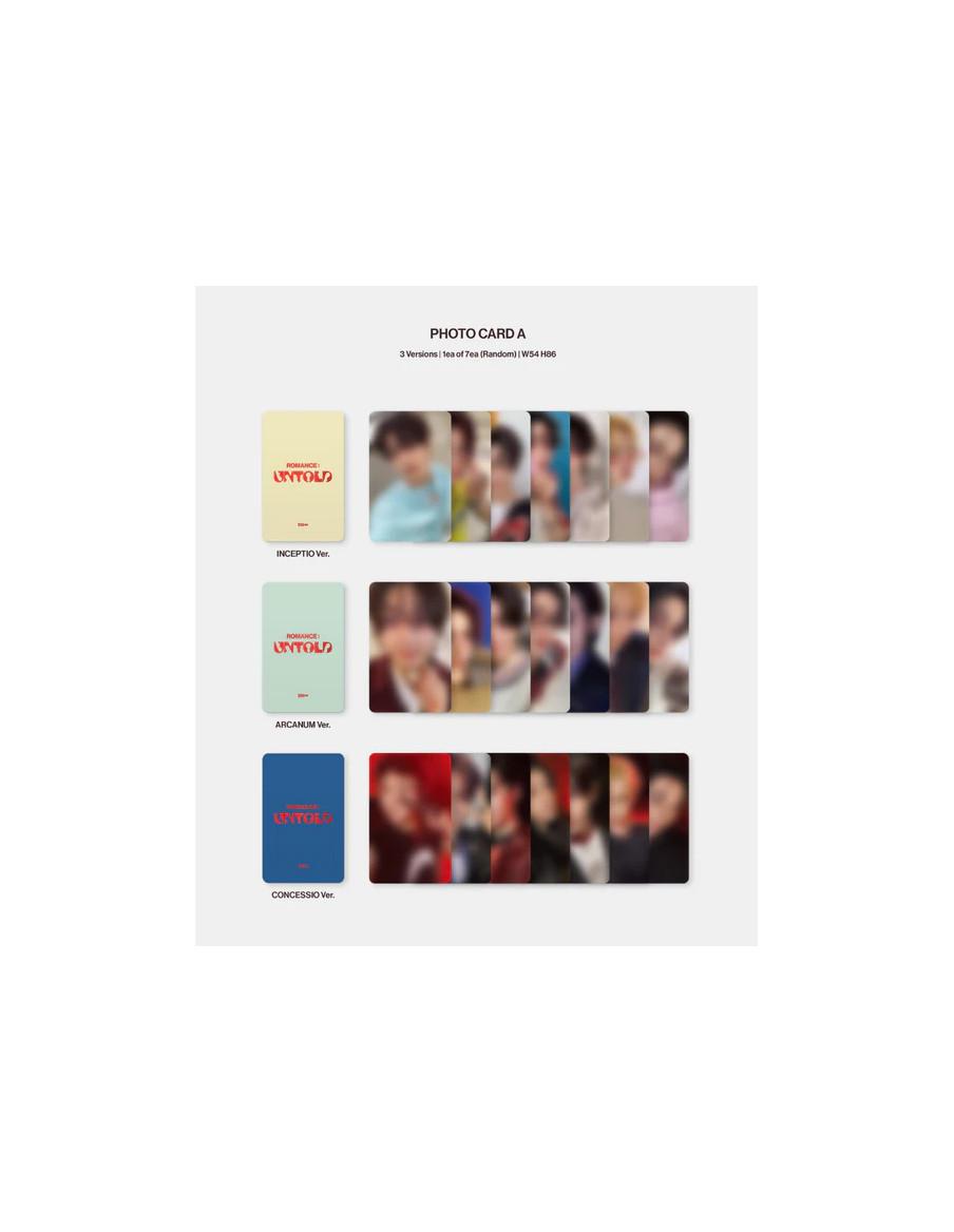 ENHYPEN - Romance Untold (2nd Album)  - ENHYPEN - Romance Untold (2nd Album)Versiones: INCEPTIO (Beige) Ver.  ARCANUM (verde) Ve