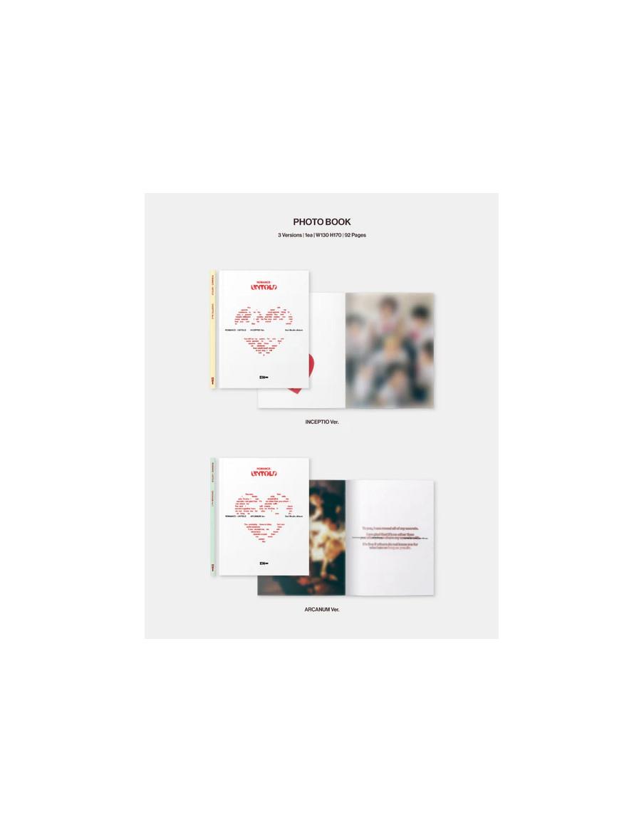 ENHYPEN - Romance Untold (2nd Album)  -  ENHYPEN - Romance Untold (2nd Album)Versiones: INCEPTIO Ver.  ARCANUM Ver. CONCESSION V