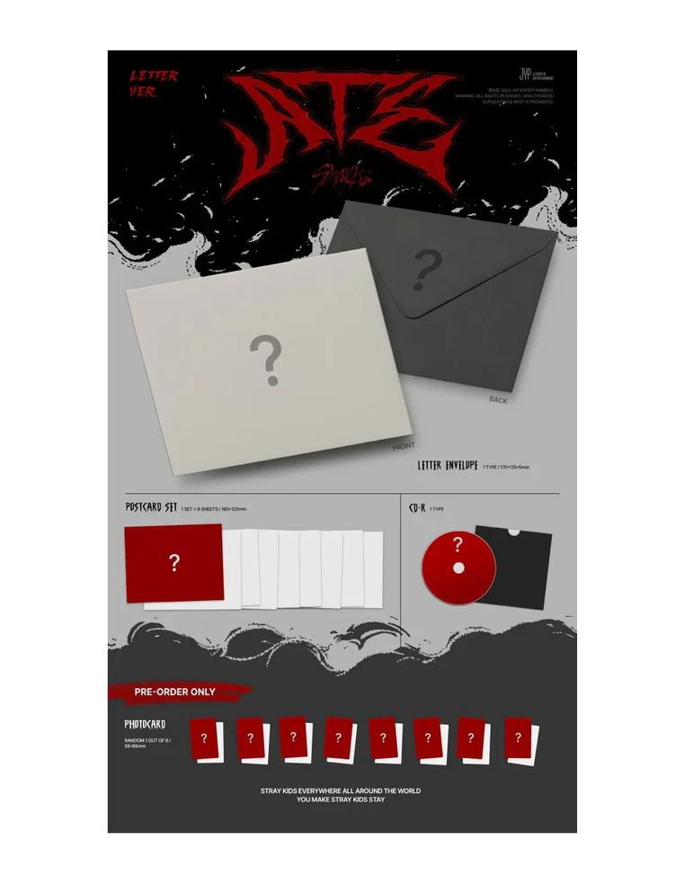 STRAY KIDS - ATE (9th Mini Album) Letter Ver.  - STRAY KIDS - ATE (9th Mini Album) Letter Ver. El grupo Stray Kids: Bang Chan, L