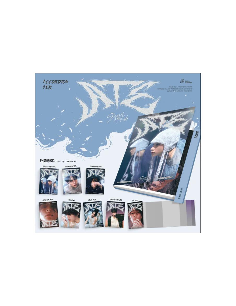 STRAY KIDS - ATE (9th Mini Album)  Accordion Ver.  -  STRAY KIDS - ATE (9th Mini Album)  Accordion Ver.Versiones: Bang Chan, Lee STRAY KIDS - ATE (9th Mini Album)  Accordion Ver.  -  STRAY KIDS - ATE (9th Mini Album)  Accordion Ver.Versiones: Bang Chan, Lee