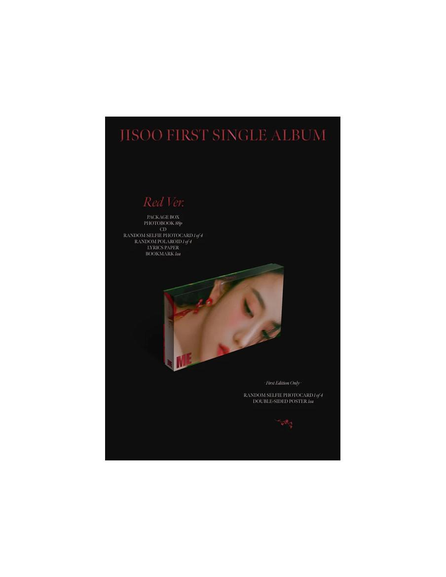 BLACKPINK - JISOO - ME (1St Single Album)  - Contenido:Libro fotográfico de 88 páginaCDPhotocard tipo selfie (1 de 4 posibles)Po
