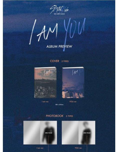 STRAY KIDS - I Am You (3rd Mini Album)  - Contenido:-CD-Libreto fotográfico-3 Photocard con QRLista de canciones: 01. you 02. i  2