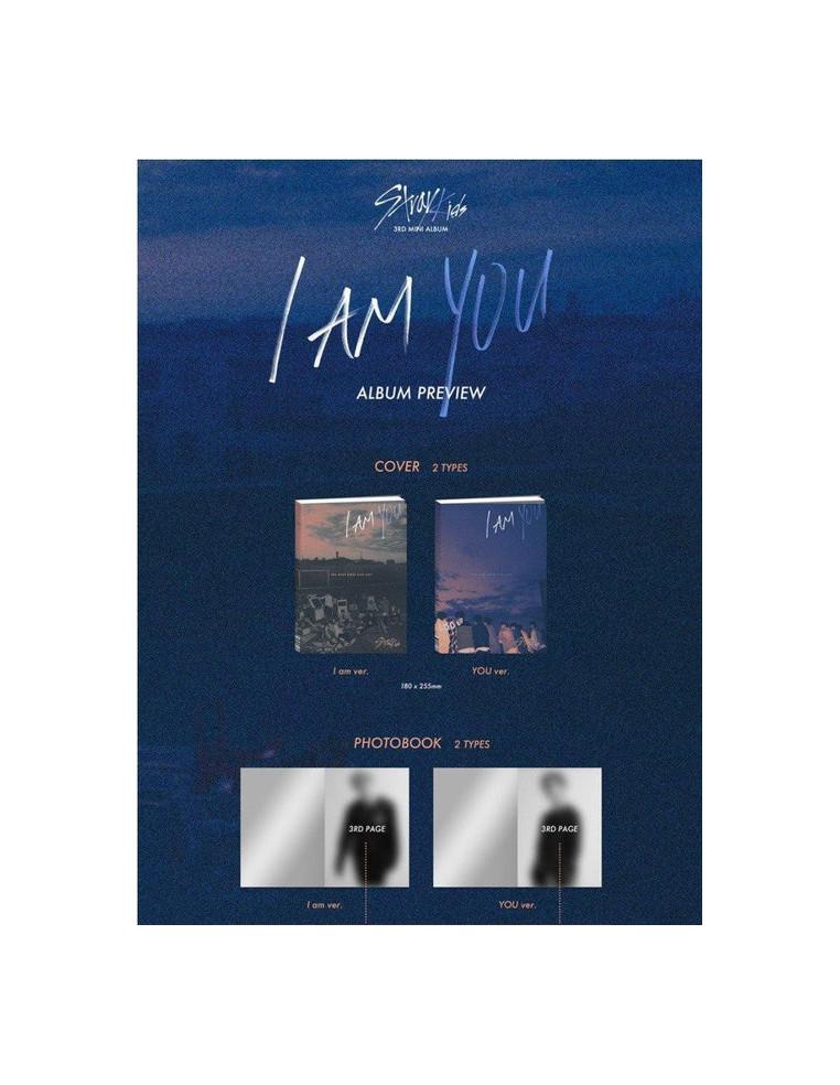 STRAY KIDS - I Am You (3rd Mini Album)  -  Contenido:-CD-Libreto fotográfico-3 Photocard con QRLista de canciones: 01. you 02. i