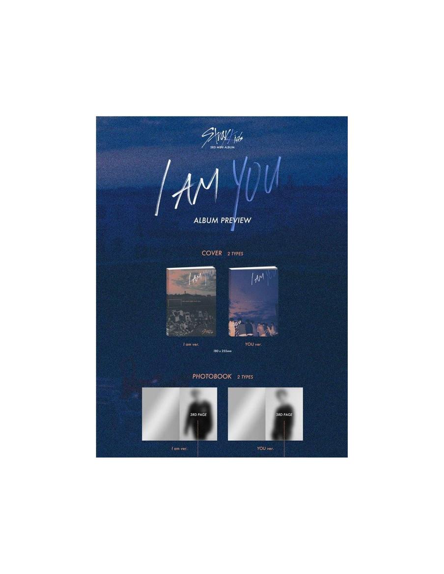 STRAY KIDS - I Am You (3rd Mini Album)  -  Contenido:-CD-Libreto fotográfico-3 Photocard con QRLista de canciones: 01. you 02. i