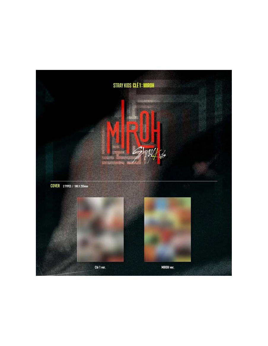 STRAY KIDS - CLÉ 1: MIROH  - Contenido:-CD-Libreto fotográfico-3 Photocard con QRLista de canciones: 01. you 02. i am you 03. my