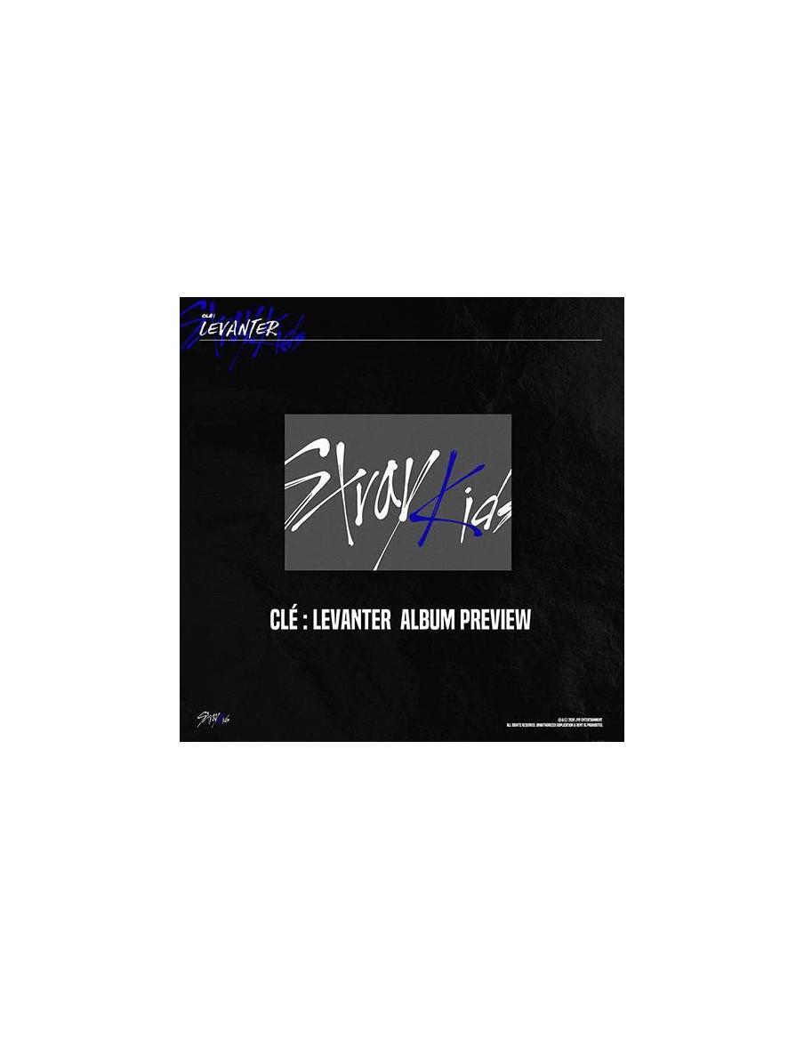 STRAY KIDS - CLÉ: LEVANTER  - Contenido: CD Libreto fotográfico 3 Photocard con QR Lista de canciones: 01 Stop 02. Double Knot 0