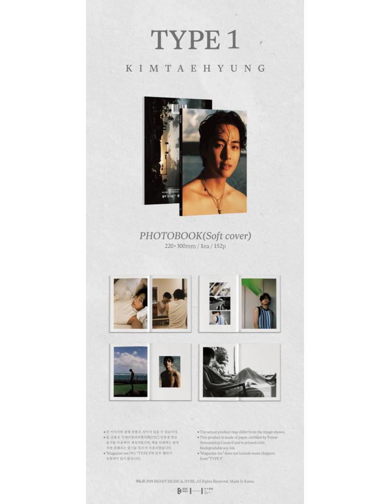 BTS - V - TYPE 1 (Magazine Ver.)  - PREORDER BTS - V - TYPE 1 (Magazine Ver.) Contenido: Revista en tapa blanda de 152 páginas 