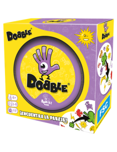 Dobble  -      Dobble un juego con más de 50 símbolos, 55 cartas, con uno, y solamente un símbolo idéntico entre cada carta. ¿Se