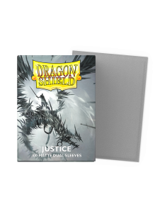 Fundas Dragon Shield Tamaño Standard (63x88mm) - Justice Dual Mate (100)  - Fundas compatibles con Magic The Gathering, Pokémon