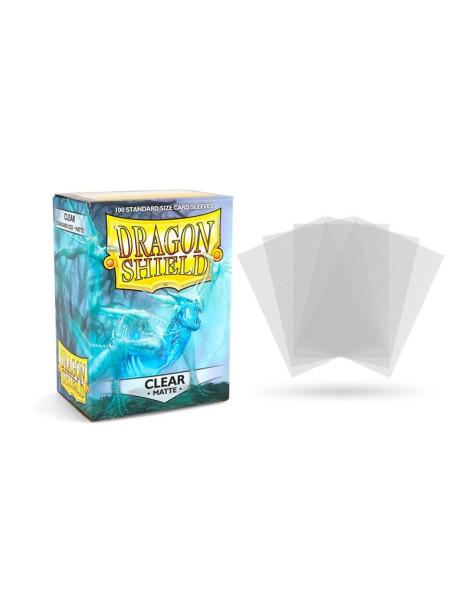 Dragon Shield Sleeves Standard size (63x88mm) - Clear Matte (100u)  -  2