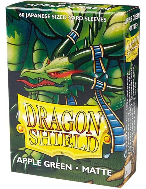 Fundas Dragon Shield Tamaño Japonés (59x86mm) - Verde Manzana mate (60)  -