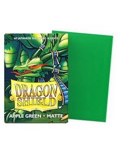 Fundas Dragon Shield Tamaño Japonés (59x86mm) - Verde Manzana mate (60)  -  2