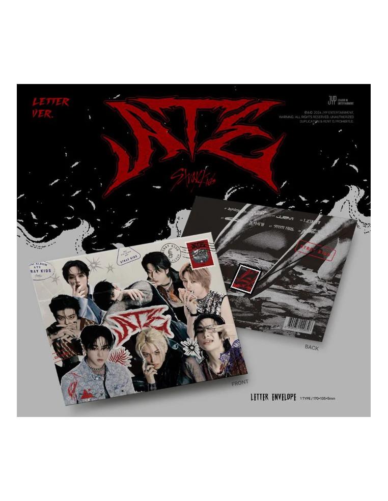 STRAY KIDS - ATE (9th Mini Album) Letter Ver.  - STRAY KIDS - ATE (9th Mini Album) Letter Ver. El grupo Stray Kids: Bang Chan, L