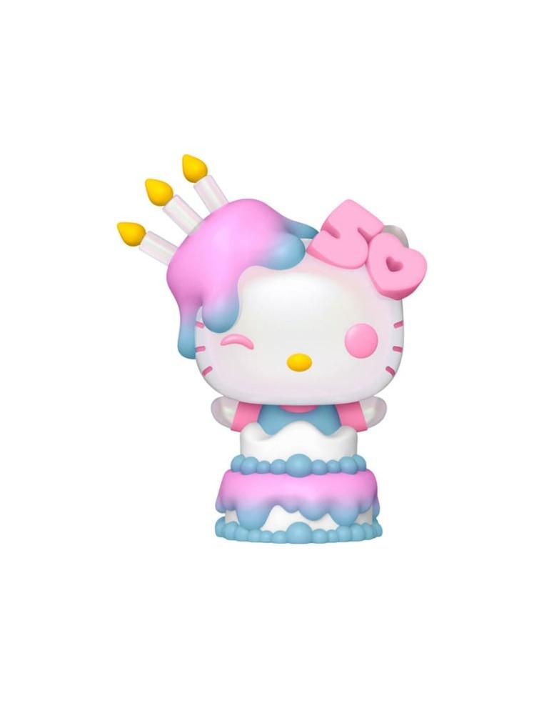 Funko Pop Hello Kitty in Cake. 50th anniversary  - Figura de aproximadamente 11 centímetros de altura de Hello Kitty saliendo de