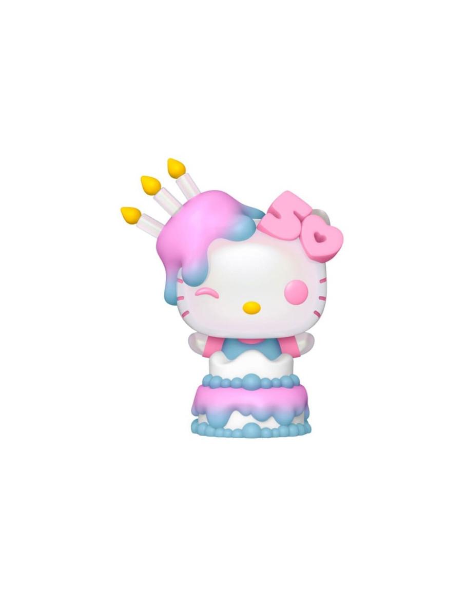 Funko Pop Hello Kitty in Cake. 50th anniversary  - Figura de aproximadamente 11 centímetros de altura de Hello Kitty saliendo de