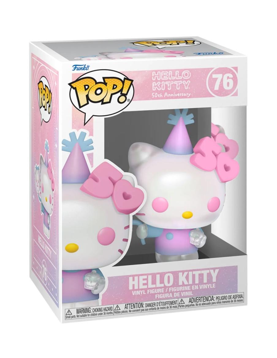 Funko Pop Hello Kitty in Cake. 50th anniversary  - Figura de aproximadamente 11 centímetros de altura de Hello Kitty saliendo de