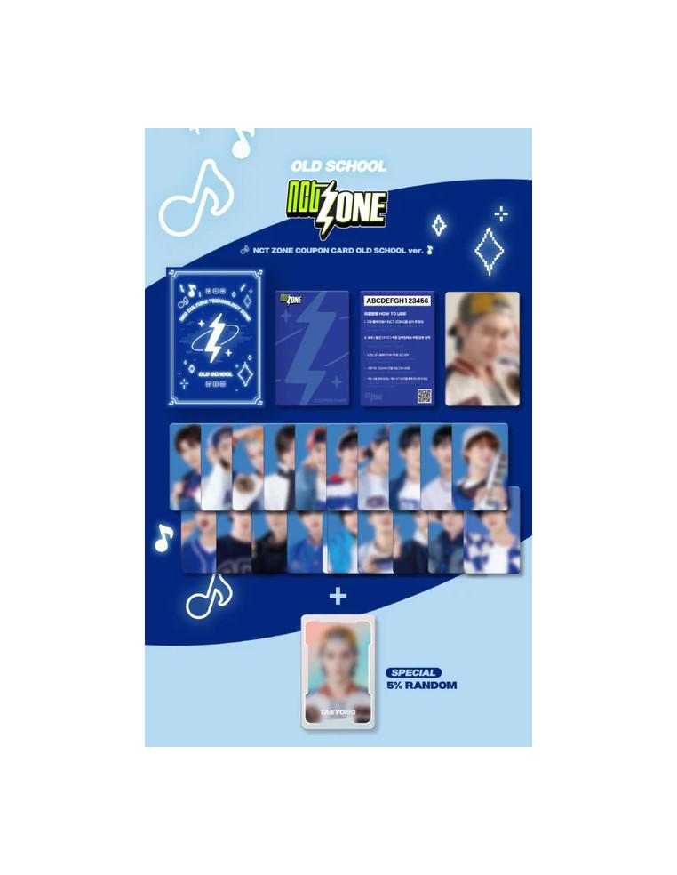NCT ZONE - COUPON CARD (OLD SCHOOL VER.)  -   - Photocard tipo cupón card - 20 Photocards  - 1 Photocard tipo selfie (1 de 20 po