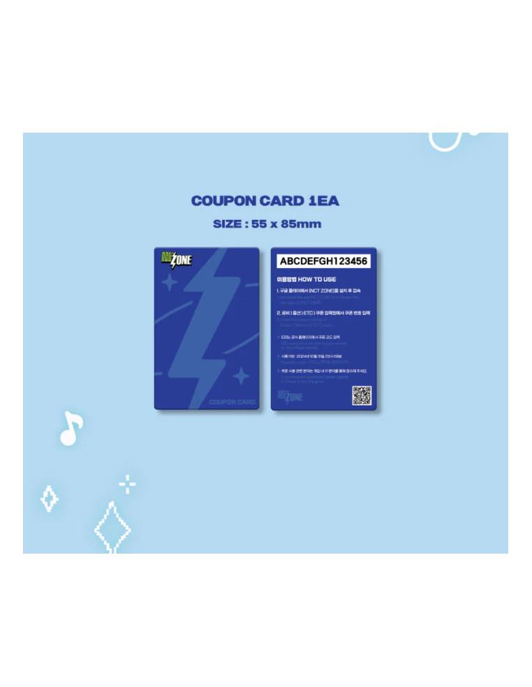 NCT ZONE - COUPON CARD (OLD SCHOOL VER.)  -   - Photocard tipo cupón card - 20 Photocards  - 1 Photocard tipo selfie (1 de 20 po