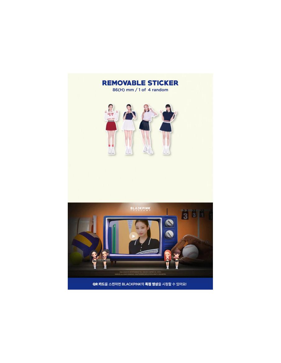 BLACKPINK - THE GAME PHOTOCARD COLLECTION: SPORT  - - Photocard Video QR card - Game, coupon card - 8 Photocards (2 de cada miem