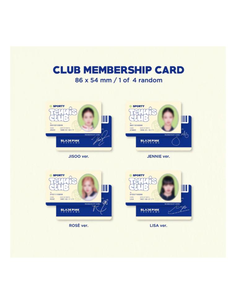 BLACKPINK - THE GAME PHOTOCARD COLLECTION: SPORT  - - Photocard Video QR card - Game, coupon card - 8 Photocards (2 de cada miem