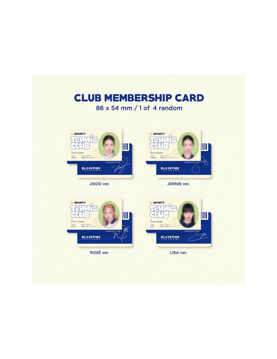 BLACKPINK - THE GAME PHOTOCARD COLLECTION: SPORT  - - Photocard Video QR card - Game, coupon card - 8 Photocards (2 de cada miem