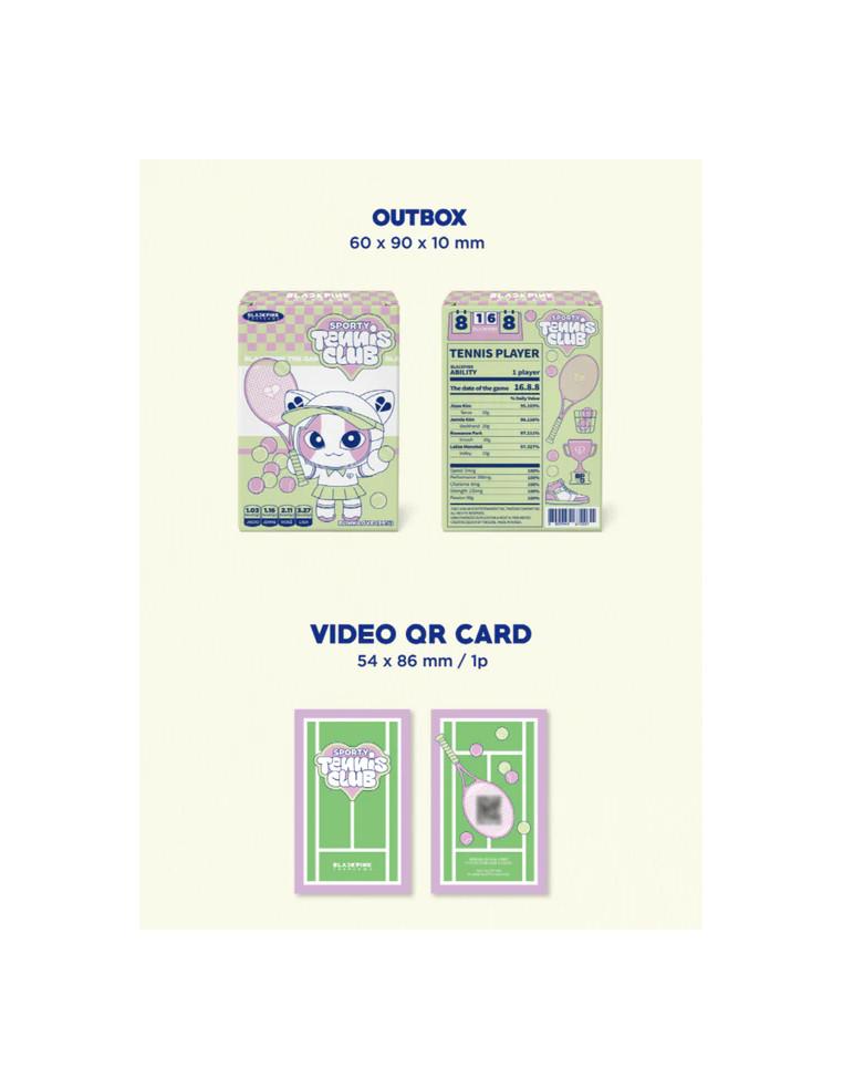 BLACKPINK - THE GAME PHOTOCARD COLLECTION: SPORT  - - Photocard Video QR card - Game, coupon card - 8 Photocards (2 de cada miem