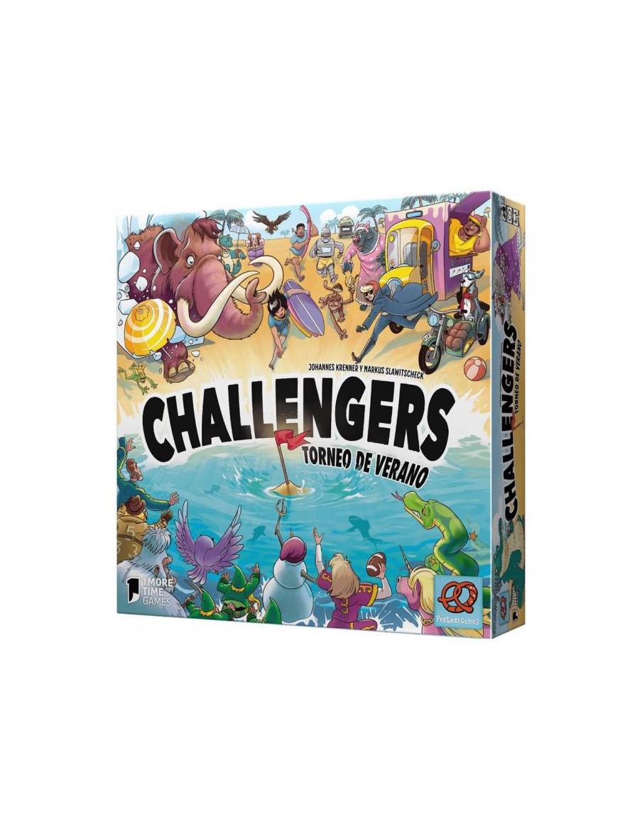 Challengers: Torneo de Verano  - Un juego completo, pero totalmente compatible con el Challengers! original. Combina ambas cajas