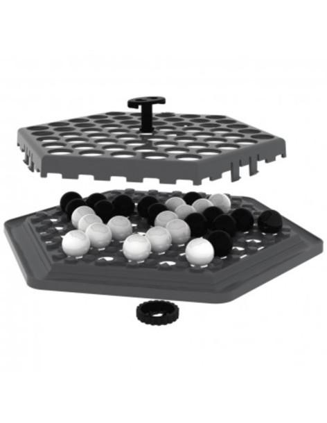 Abalone Go  - Observa, planifica y… ¡sopesa tus opciones con cada movimiento!  Dos bandos se enfrentan en un tablero hexagonal c 2