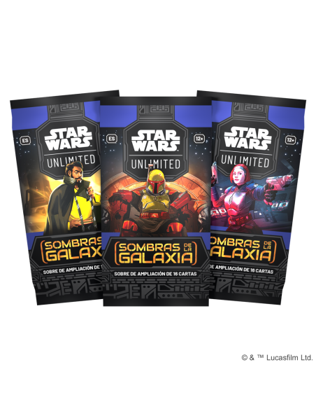 Star Wars Unlimited: Shadows of the galaxy. Booster pack Spanish  - 
