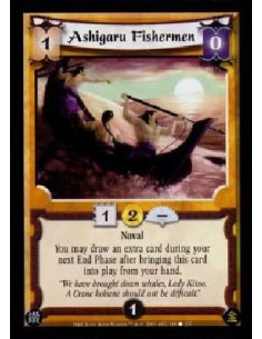 Ashigaru Fishermen  - Naval You may draw an extra card during your next End Phase after bringing this card into play from your h