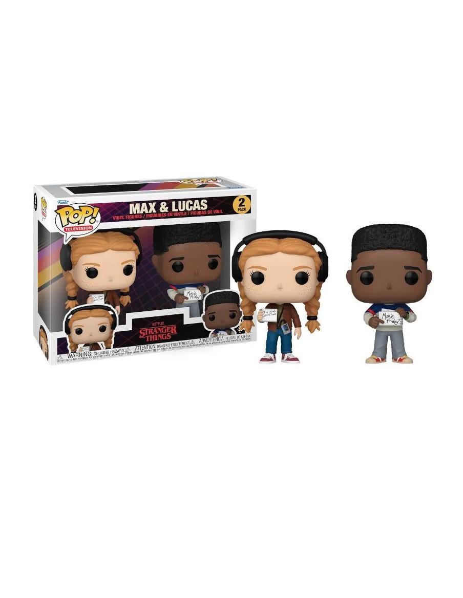 Funko Pop. Max Y Lucas. Stranger Things  - 