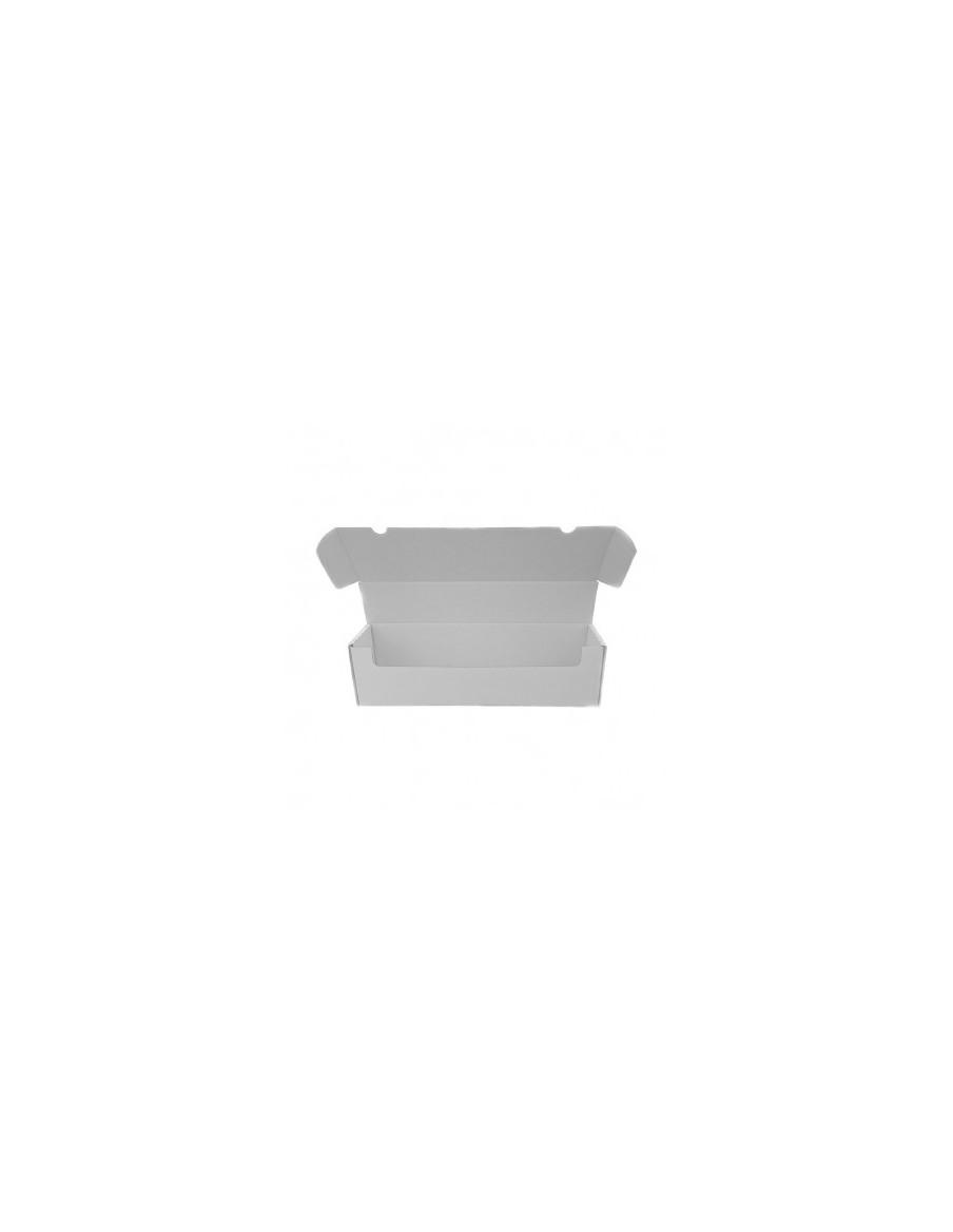 Caja de Almacenamiento para 500 Cartas  - Storage box de cartón de color blanco con capacidad para 500 cartas standard