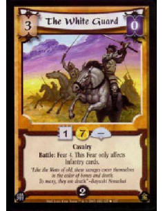 The White Guard  - CavalryBattle: Fear 4. This Fear only affects Infantry cards. 