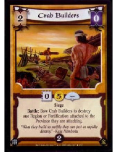 Crab Builders FOIL (Signed by Ed Cox)  - SiegeBattle: Bow Crab Builders to destroy one Region or Fortification attached to the P